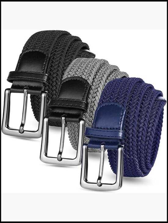 Stretch Woven Polyester-Blend Fabric Belt for Sports Hiking Golf main image 7